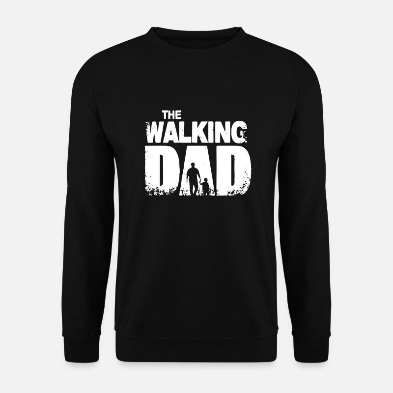 Walking Dad - Unisex Pullover - Schwarz