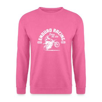 Enduro Racing - Unisex Pullover - Pink - Vorne
