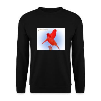 Canaris rouges - Sweat-shirt Unisexe - noir - Devant - Alina (178cm) & Michal (187cm)