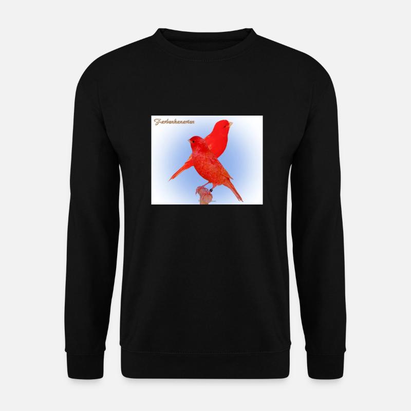 Red canaries - Unisex Sweatshirt - black