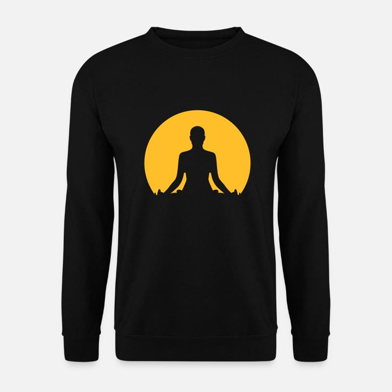 Meditation - Unisex Pullover - Schwarz