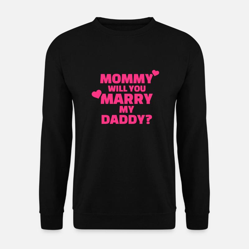 Heiratsantrag - Unisex Pullover - Schwarz