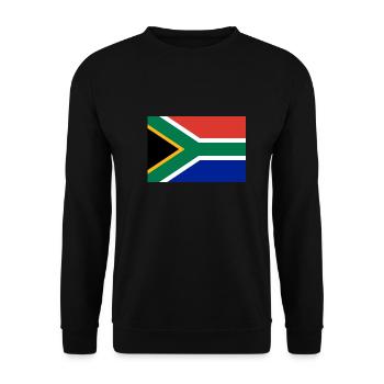 Drapeau sud afrique - Sweat-shirt Unisexe - noir - Devant - Alina (178cm) & Michal (187cm)