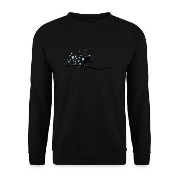 Sport - Skifahrer - Unisex Pullover - Schwarz - Vorne - Alina (178cm) & Michal (187cm)