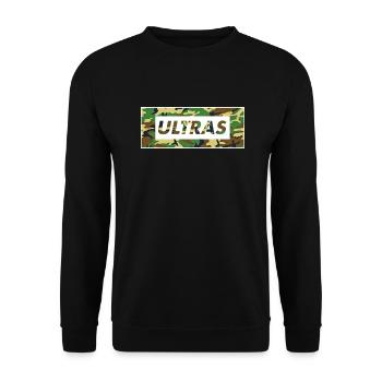 ULTRAS CAMOUFLAGE CAMOO - Unisex Pullover - Schwarz - Vorne - Alina (178cm) & Michal (187cm)