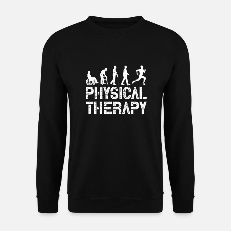 Physiotherapie T-Shirts - Unisex Pullover - Schwarz