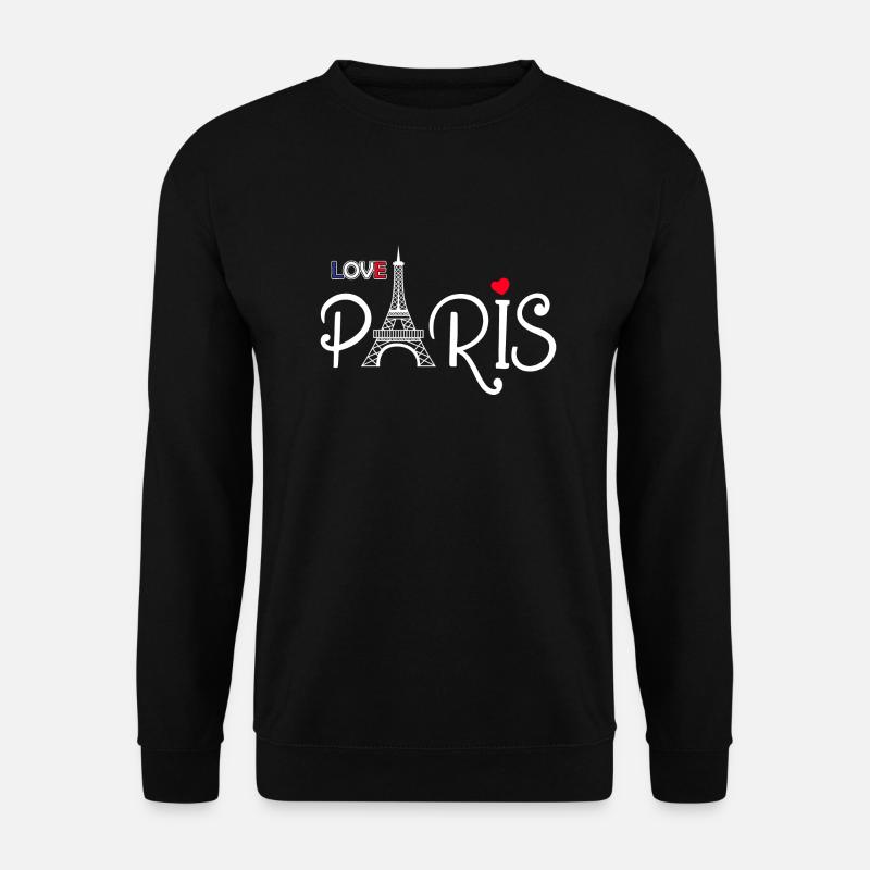 Ich liebe Paris - Love Paris - Unisex Pullover - Schwarz