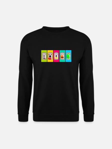 recharging batteries - Unisex Sweatshirt - black