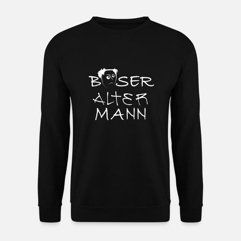 Böser alter Mann - Unisex Pullover - Schwarz