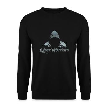 Hacking Hacking Hacker Hacker Computer Cybersicherheit - Unisex Pullover - Schwarz - Vorne - Alina (178cm) & Michal (187cm)