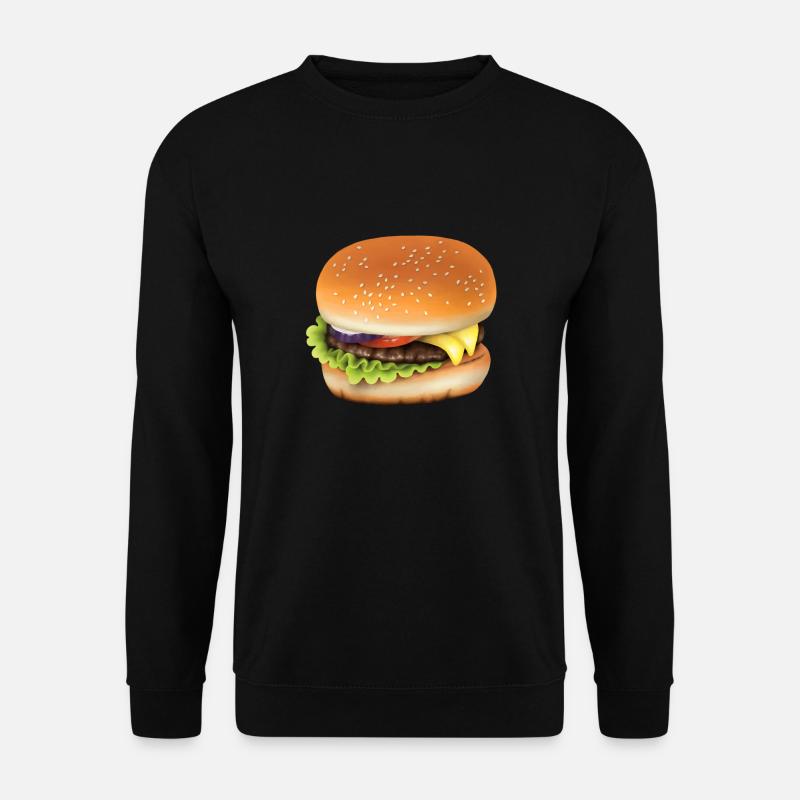 Hamburger - Unisex Sweatshirt - black