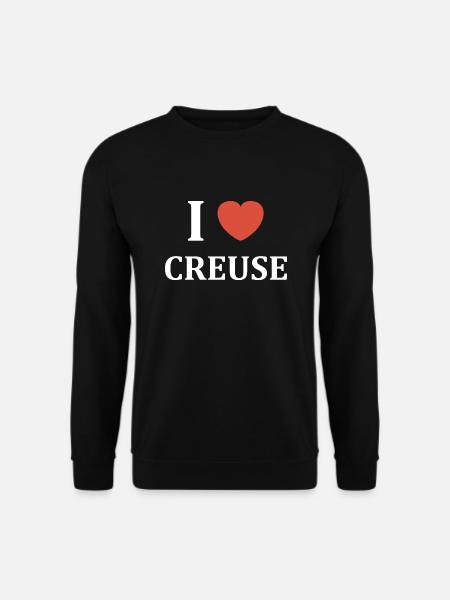 i love creuse - Sweat-shirt Unisexe - noir
