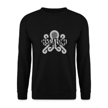 Lovecraft Cthulhu Miscatonic University Horror - Unisex Pullover - Schwarz - Vorne - Alina (178cm) & Michal (187cm)