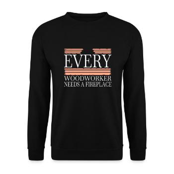 john carpenter job mason sayings hearbeat - Unisex Sweatshirt - black - Front - Alina (178cm) & Michal (187cm)