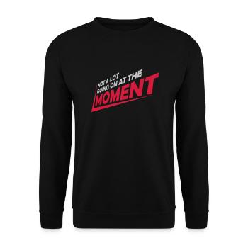 Il ne se passe pas grand-chose - Sweat-shirt Unisexe - noir - Devant - Alina (178cm) & Michal (187cm)