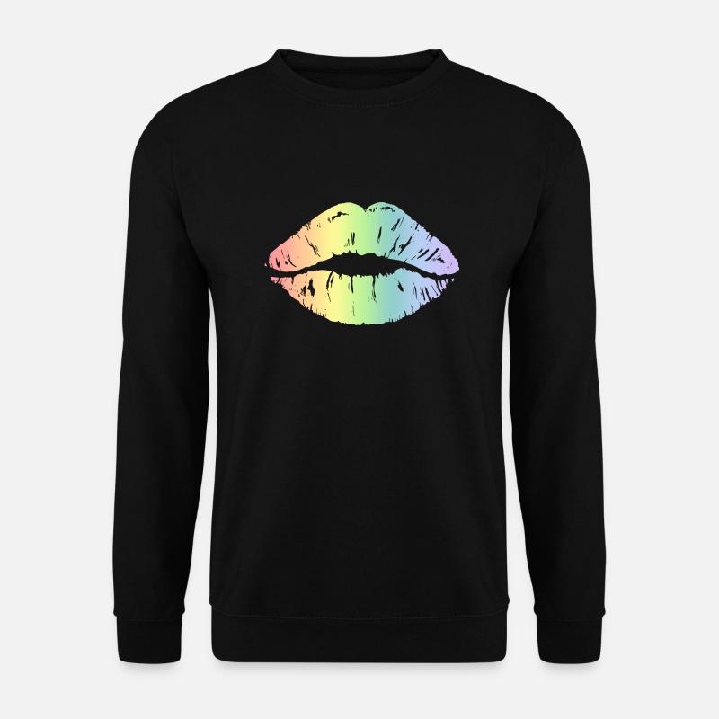 Lips - Unisex Sweatshirt - black