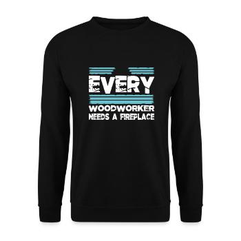blague d’idée de cadeau d’anniversaire d’amour - Sweat-shirt Unisexe - noir - Devant - Alina (178cm) & Michal (187cm)