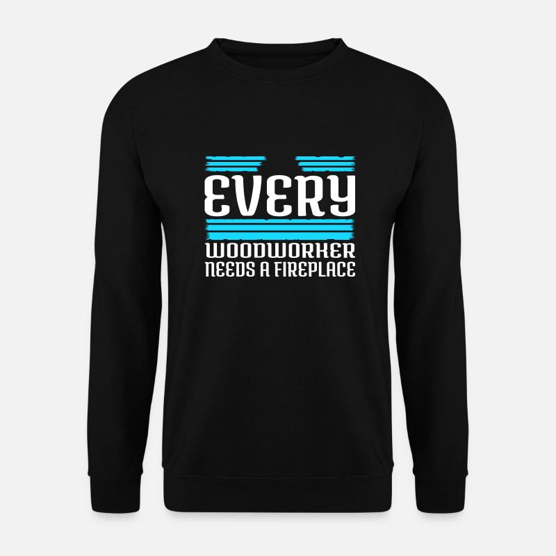 statement lets play carpenter tshirts - Unisex Pullover - Schwarz