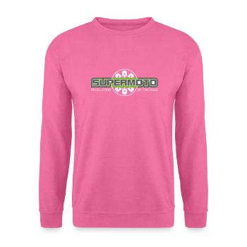 SUPER MOTO Monkey Moto Cercle - Sweat-shirt Unisexe - rose - Devant