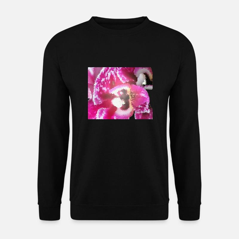 zerteilte Blüte - Unisex Pullover - Schwarz