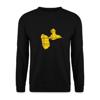Guadeloupe - Unisex Pullover - Schwarz - Vorne - Alina (178cm) & Michal (187cm)