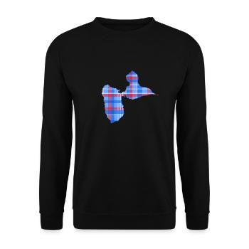 Guadeloupe - Unisex Pullover - Schwarz - Vorne - Alina (178cm) & Michal (187cm)