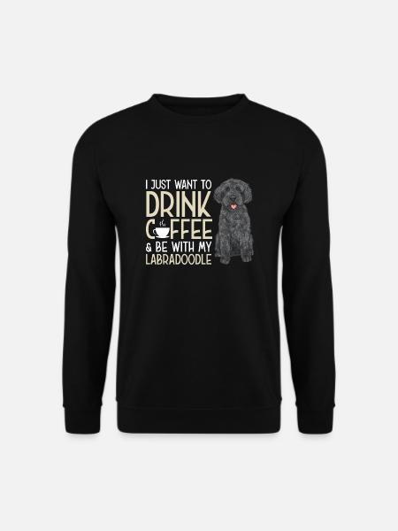 Labradoodle Hund - Unisex Pullover - Schwarz