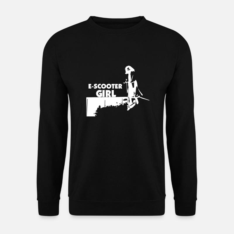E-Scooter E-Roller Scooter - Sweat-shirt Unisexe - noir