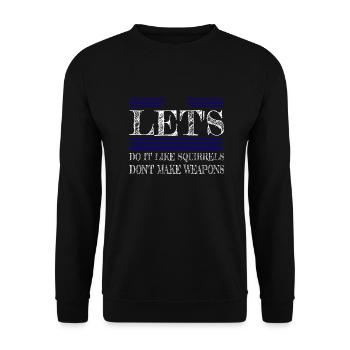 Signes de paix Dictons Blagues vertes 60S - Sweat-shirt Unisexe - noir - Devant - Alina (178cm) & Michal (187cm)