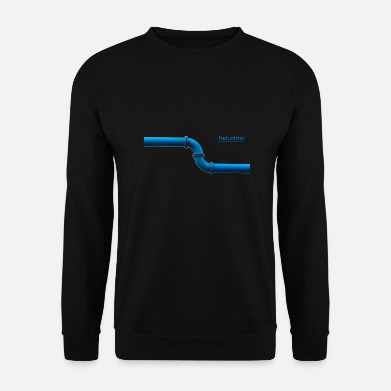 Eine Wasserleitung quer durch die Stadt - Unisex Pullover - Schwarz