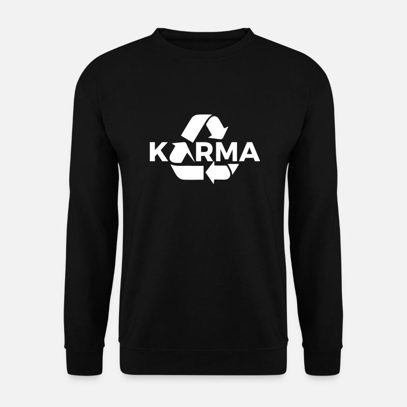 KARMA minimal design - Unisex Sweatshirt - black