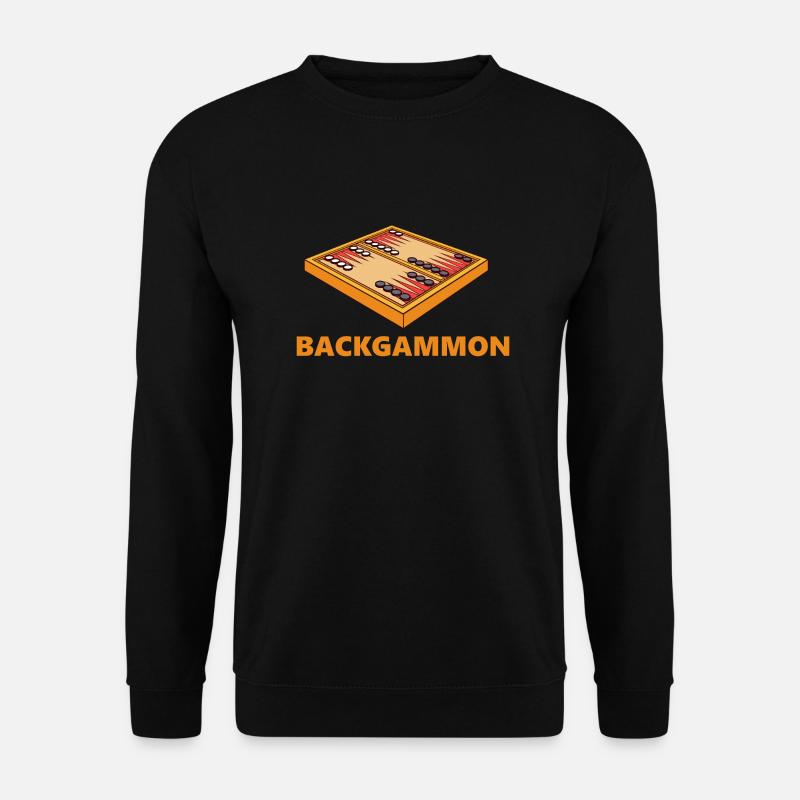 Boardgame Chess Backgammon Game Night - Unisex Sweatshirt - black
