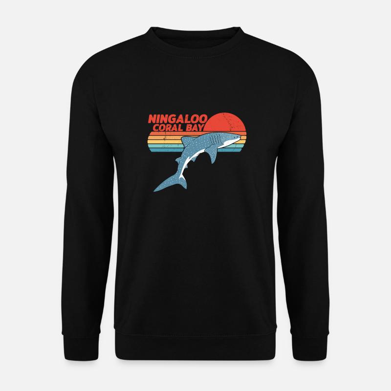 Walhai - Unisex Pullover - Schwarz