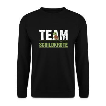 Schildkröte Schildkröten - Unisex Pullover - Schwarz - Vorne - Alina (178cm) & Michal (187cm)