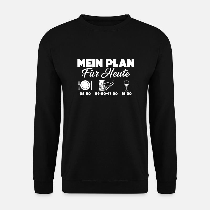Schneidern Nähen - Unisex Pullover - Schwarz