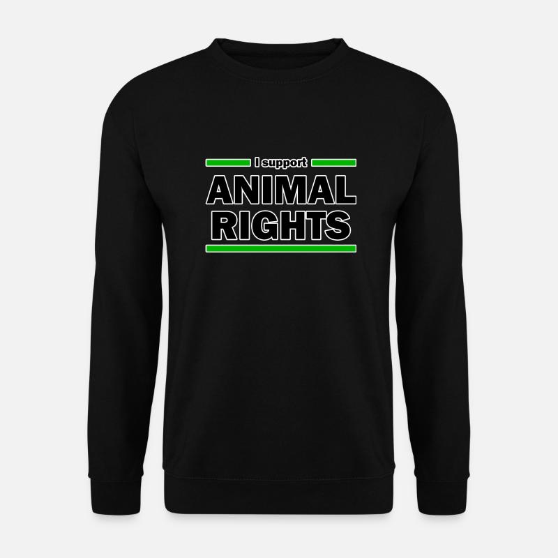 Animal Rights - Unisex Pullover - Schwarz