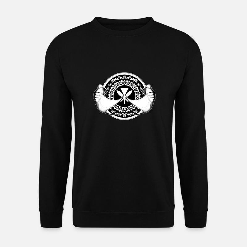 Kanaka Maoli Mantarochen - Unisex Pullover - Schwarz