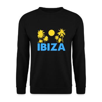 ibiza - Unisex Pullover - Schwarz - Vorne - Alina (178cm) & Michal (187cm)