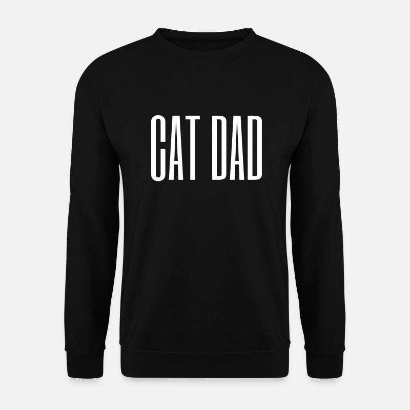 CAT DAD - Unisex Pullover - Schwarz