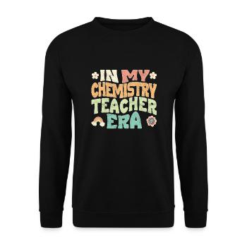 À l’époque de mon professeur de chimie - Sweat-shirt Unisexe - noir - Devant - Alina (178cm) & Michal (187cm)