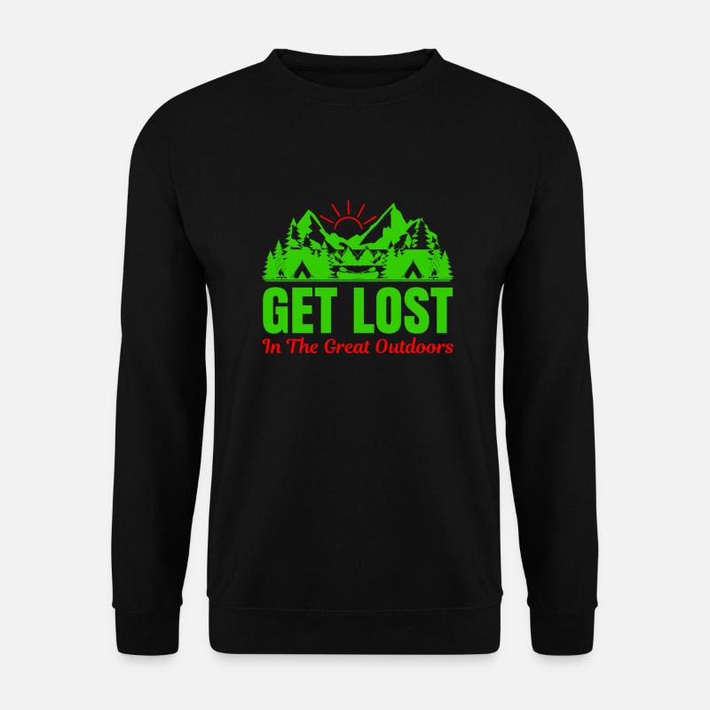 Get Lost - Unisex Pullover - Schwarz