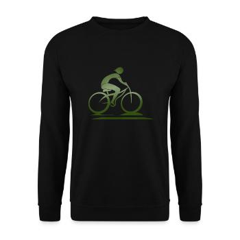 Cycliste - Sweat-shirt Unisexe - noir - Devant - Alina (178cm) & Michal (187cm)