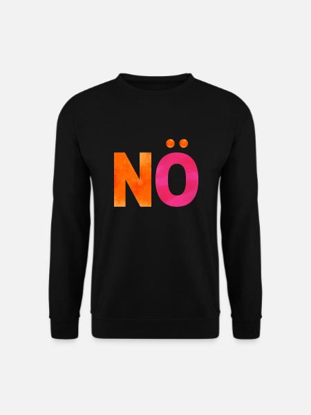 NÖ. Ein Shirt, ein Wort. - Unisex Pullover - Schwarz