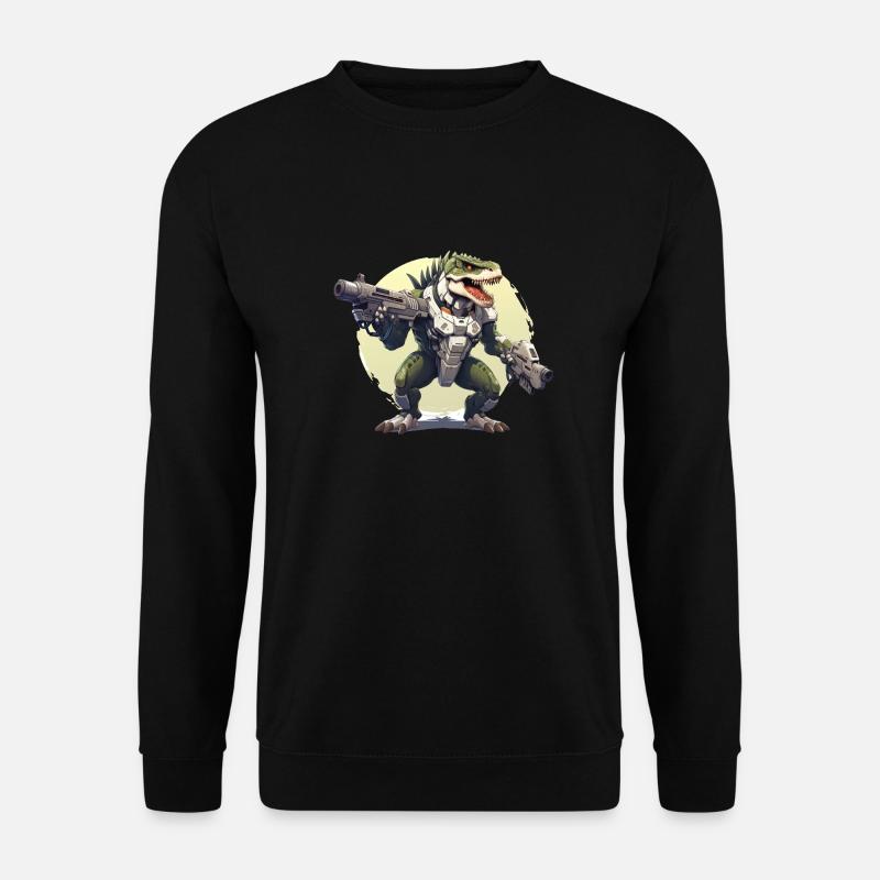 Dinosaure de l’espace - Sweat-shirt Unisexe - noir