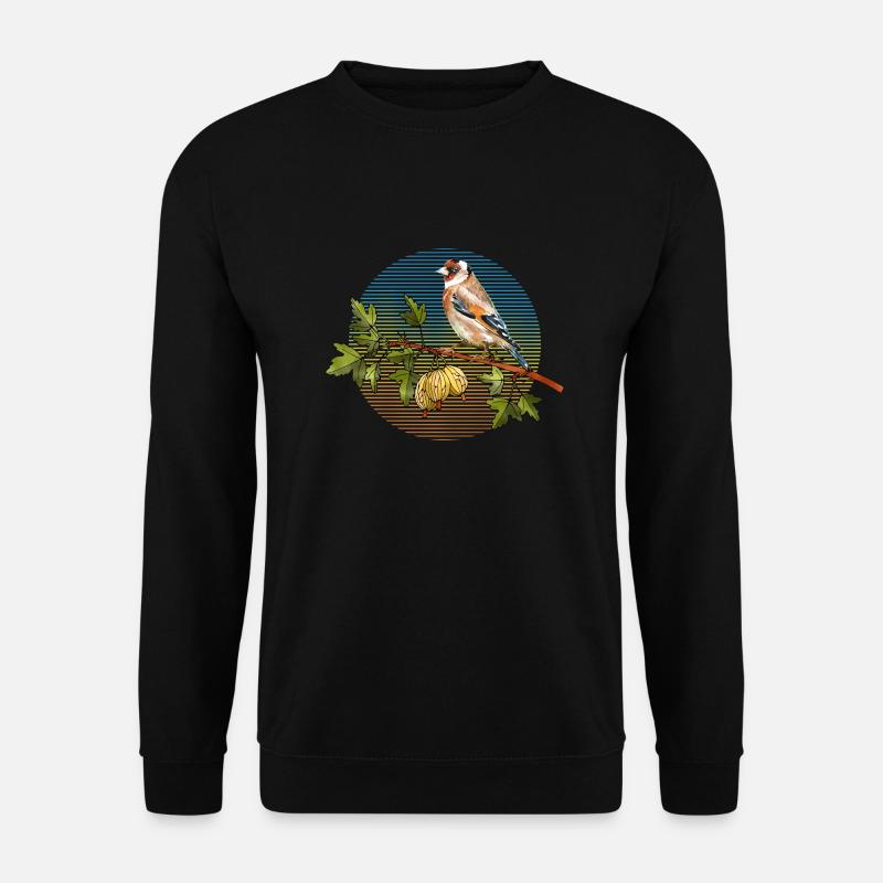 Bunter Vogel - Unisex Pullover - Schwarz