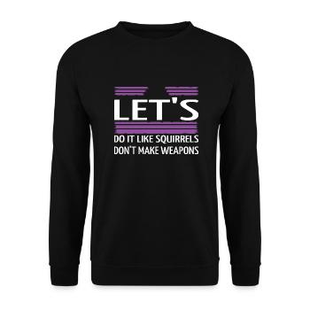 Déclaration amusante Famille Heureux Drôle Citation Fierté Drôle - Sweat-shirt Unisexe - noir - Devant - Alina (178cm) & Michal (187cm)
