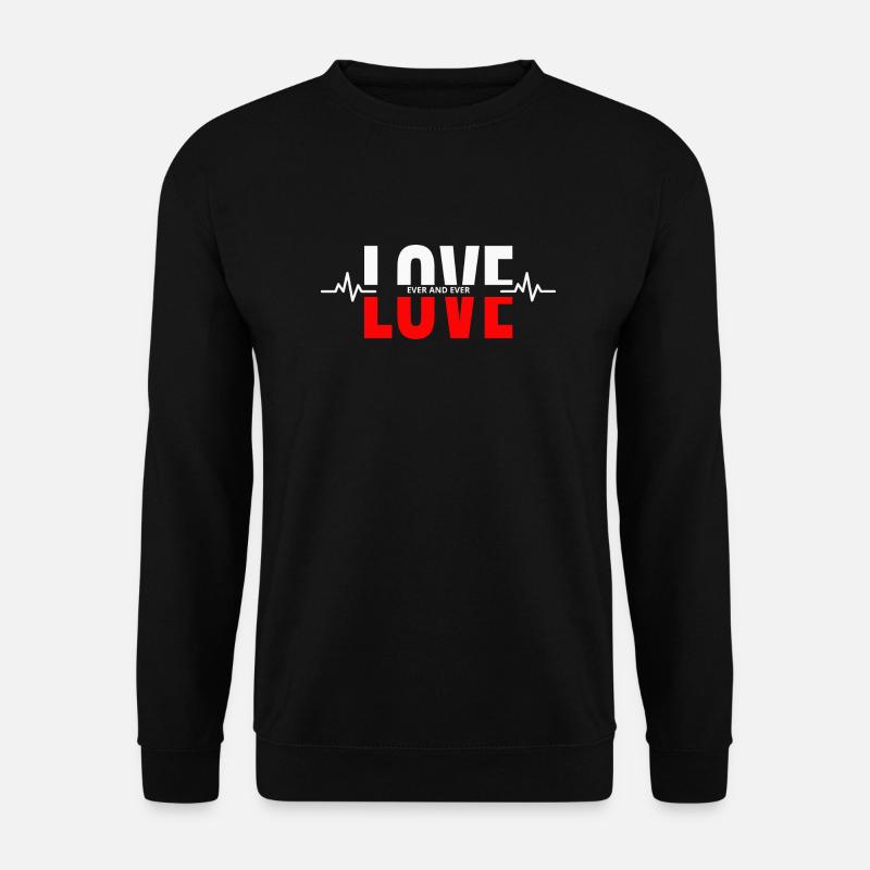 FOREVER LOVE - Unisex Sweatshirt - black