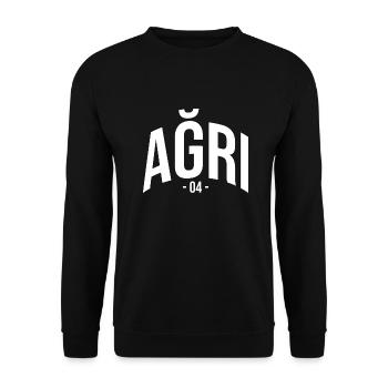 Agri 04 Turquie Turquie Cadeau Vacances Türk TR - Sweat-shirt Unisexe - noir - Devant - Alina (178cm) & Michal (187cm)