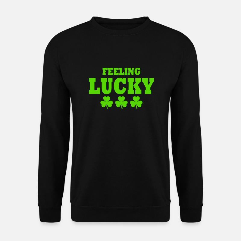 feeling lucky - Unisex Pullover - Schwarz