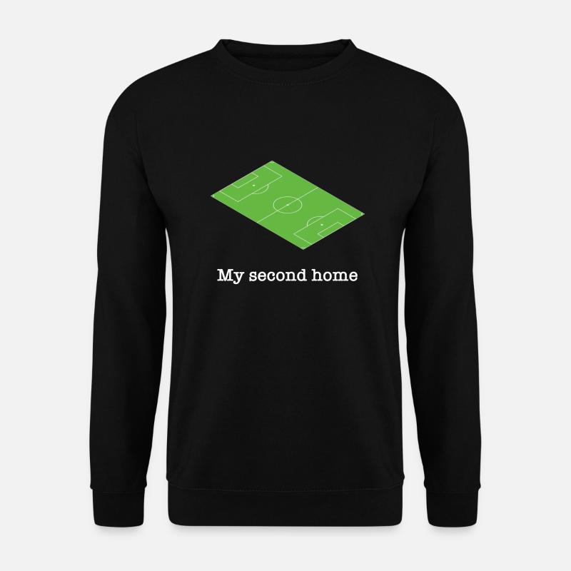 Football Square Green Funny Saying - Unisex Sweatshirt - black